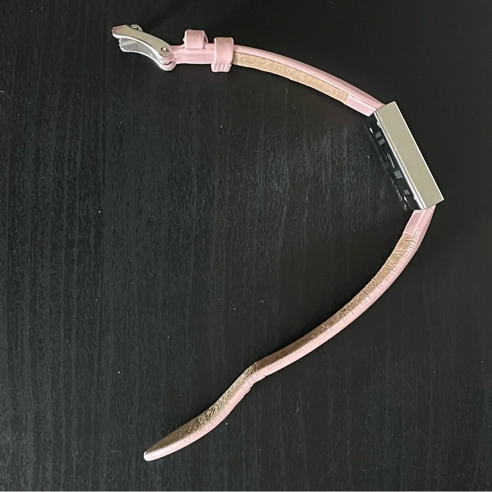 Swarovski Women's Watch Crystal Accents Light Pink Strap Vintage